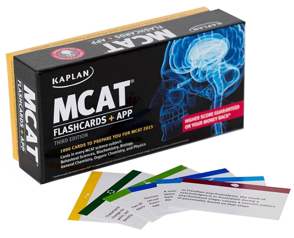 Amazon Kaplan MCAT Flashcards App Kaplan Test Prep 9781618656216 Kaplan Test Prep Books