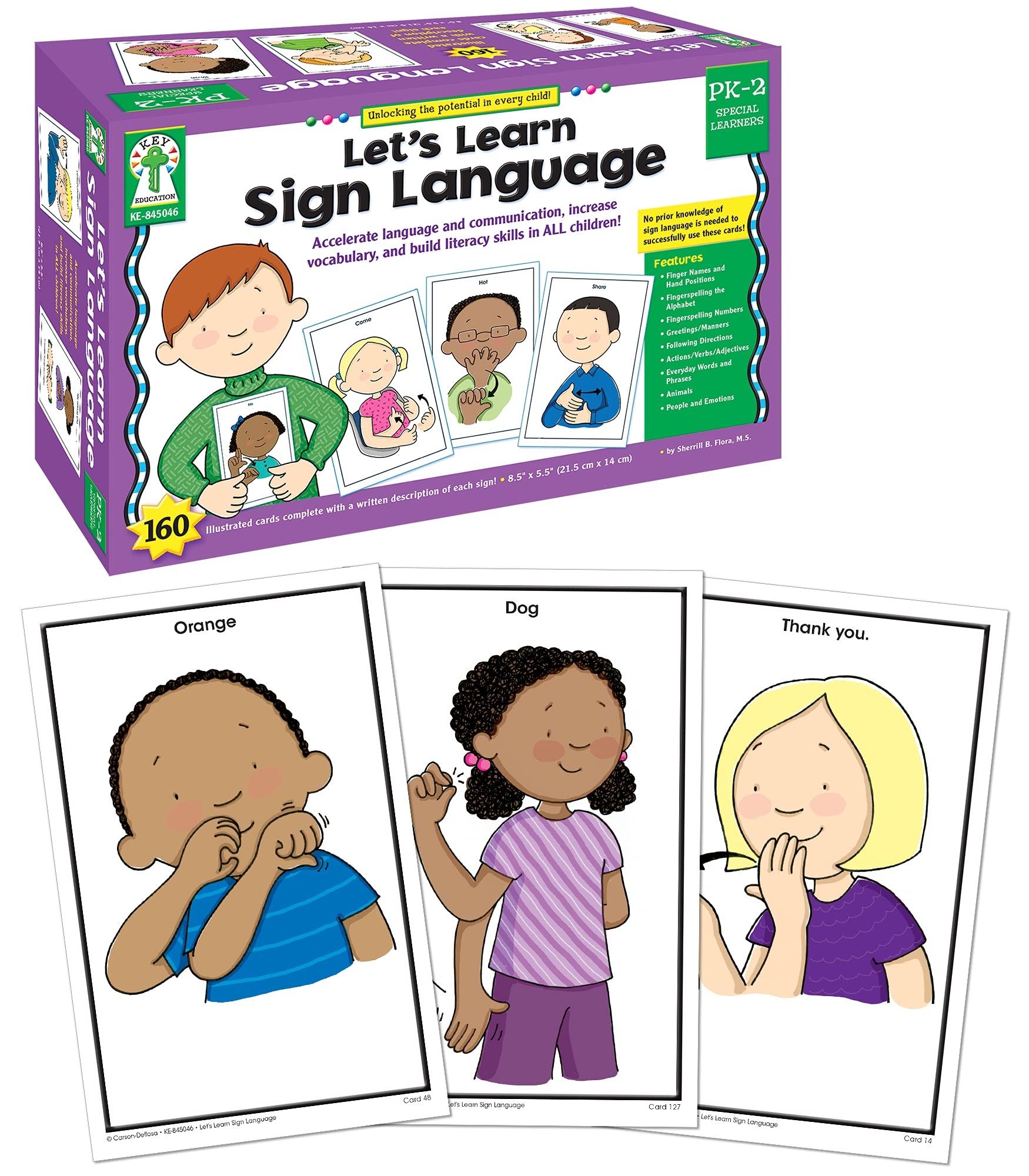 flashcards for sign language