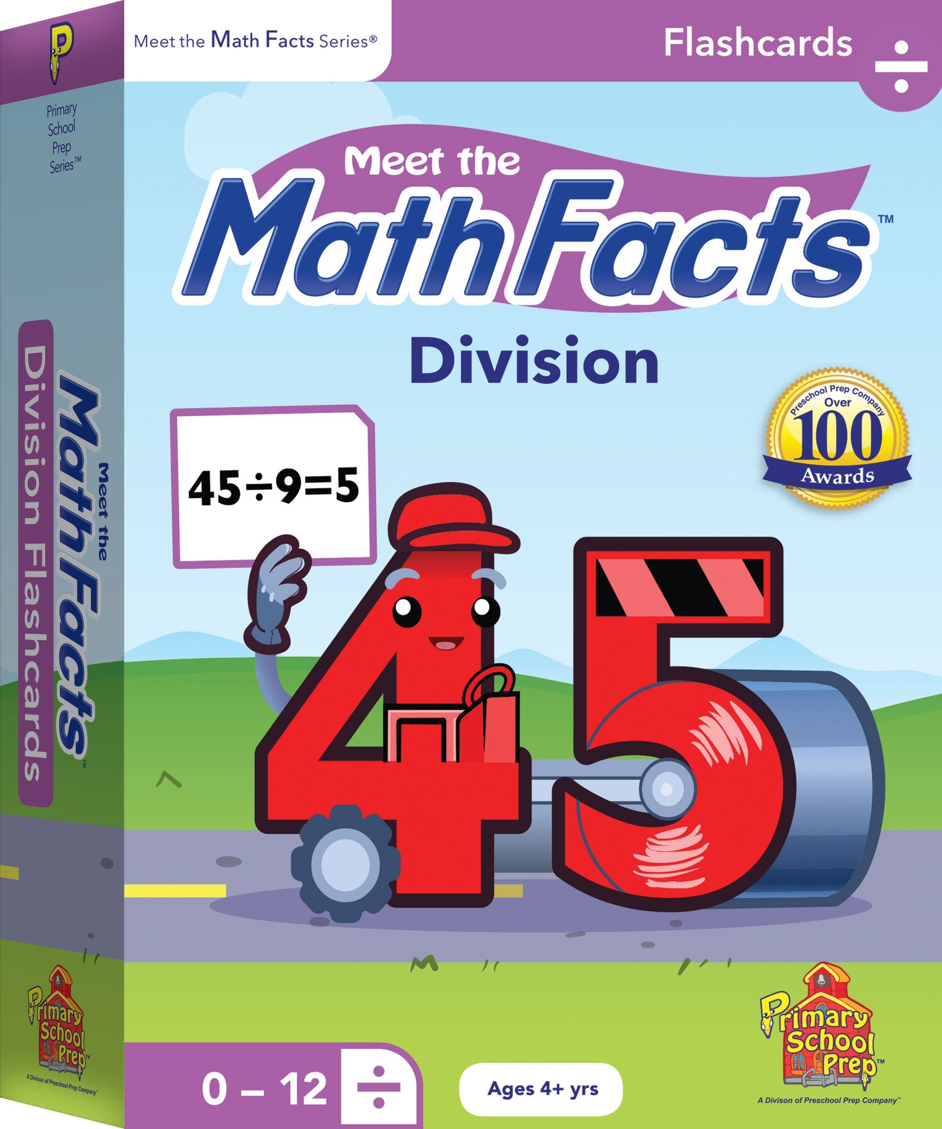 Amazon Meet The Math Facts Division Flashcards Preschool Prep Company Kathy Oxley Toys Games