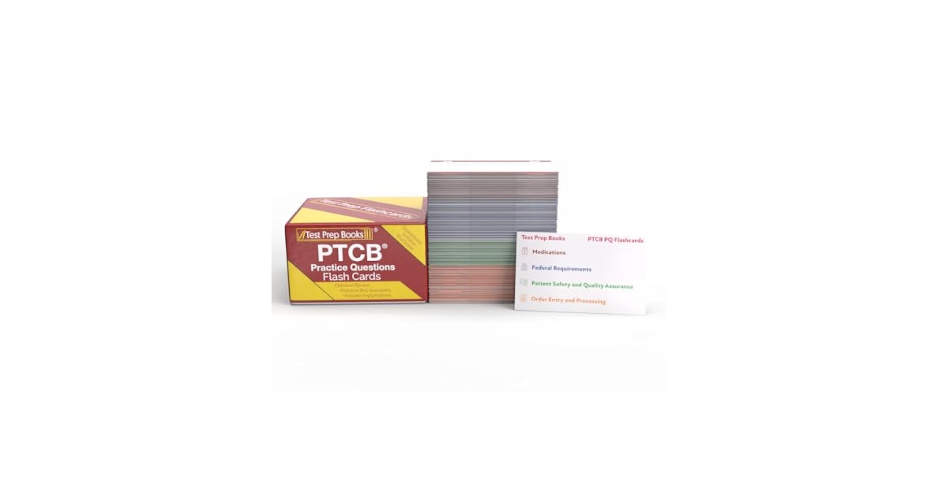 Amazon PTCB Exam Practice Question Study Cards 2025 2026 PTCB Prep Practice Test Questions For The Pharmacy Technician Certification Full Color Cards 9781637758441 Test Prep Books 