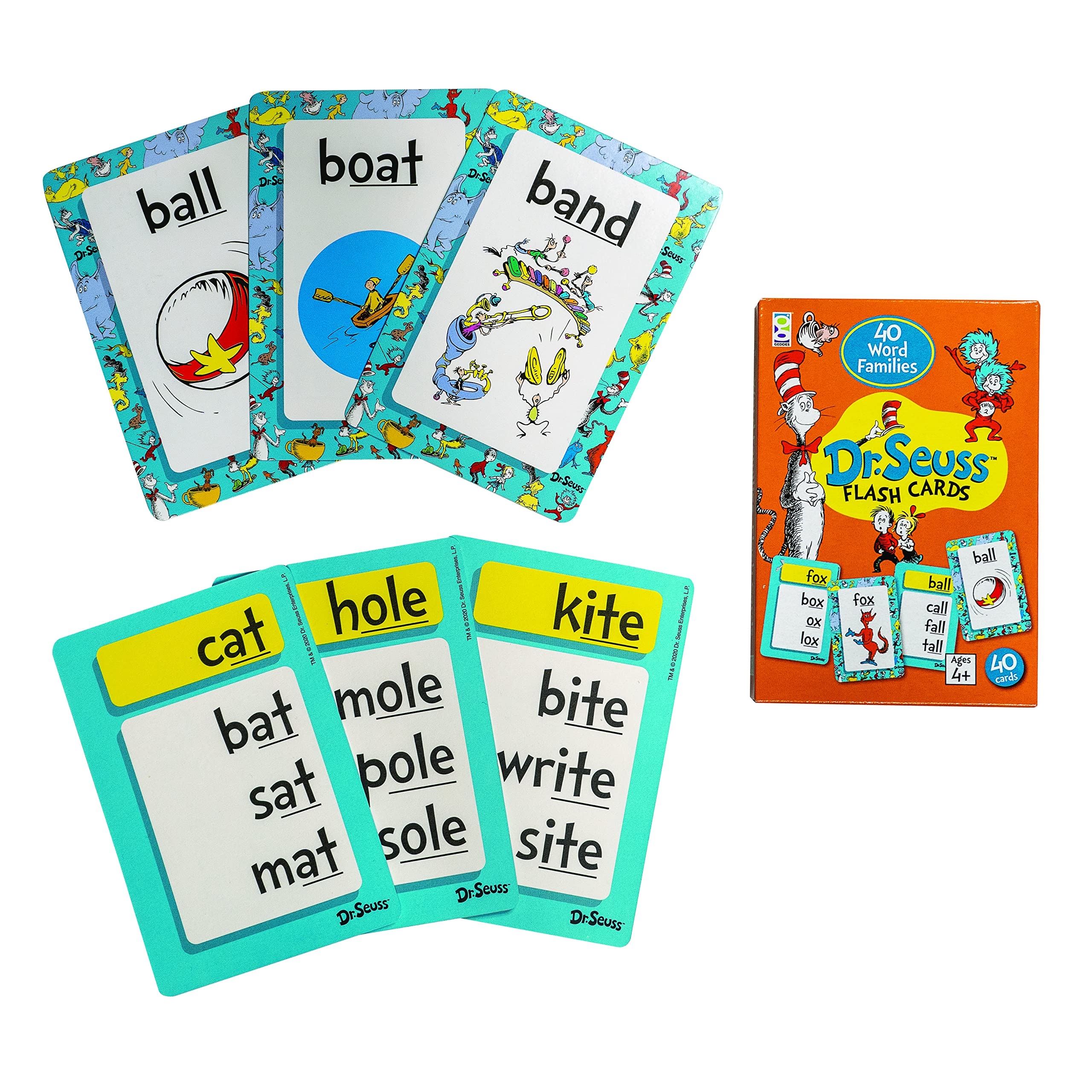 Amazon Raymond Geddes Dr Seuss Flashcards Box Of 12 Packs Toys Games