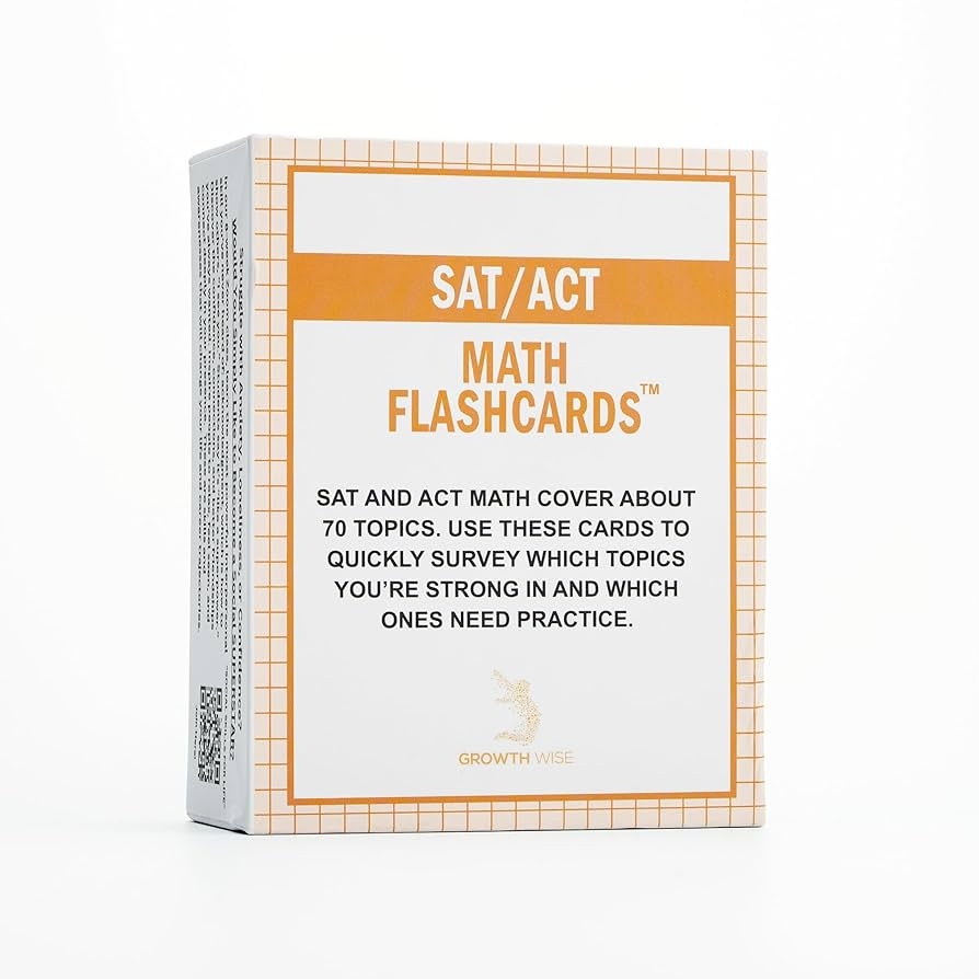 Amazon SAT ACT Math Flash Cards By Growth Wise Growth Wise Toys Games