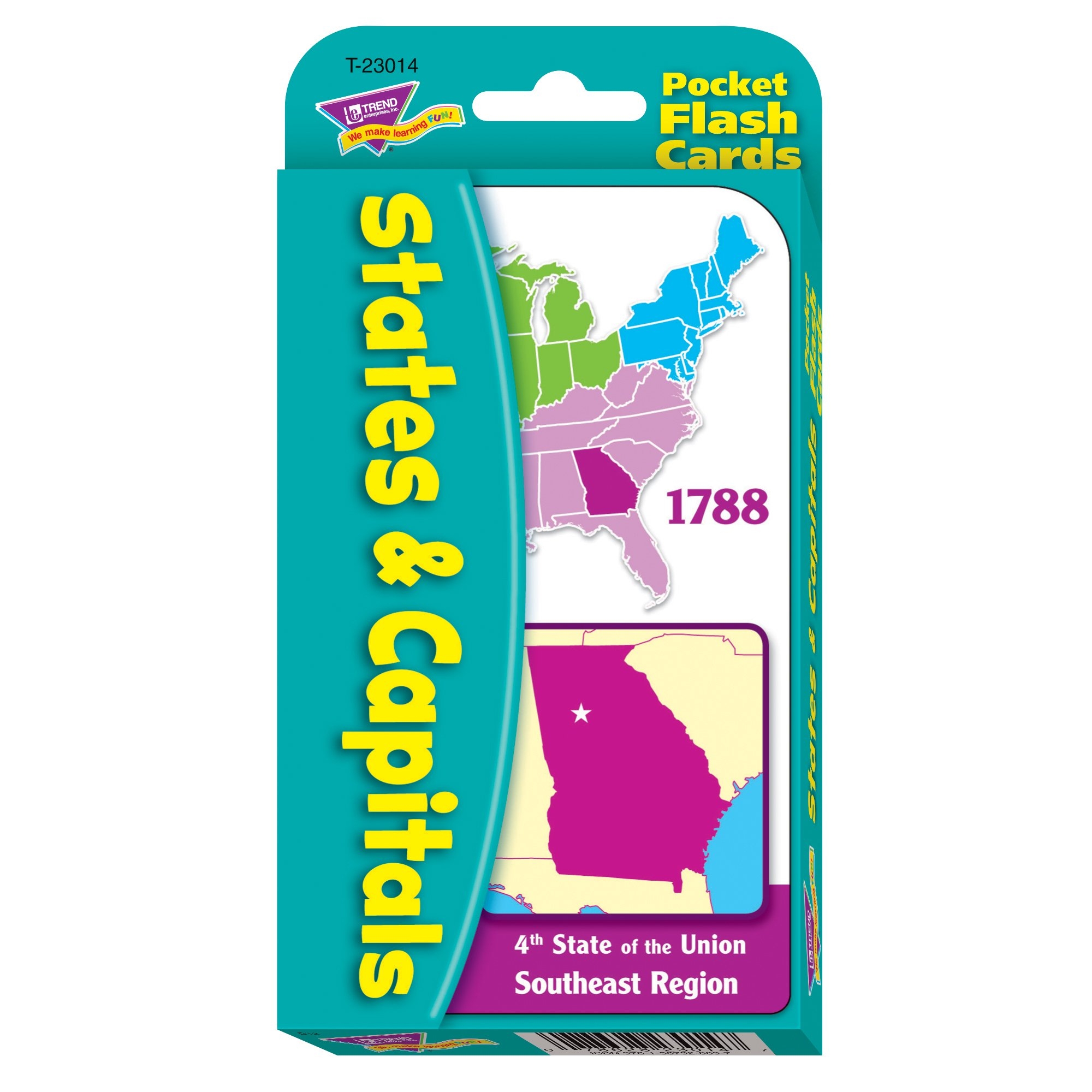 Amazon States Capitals Pocket Flash Cards Toys Games