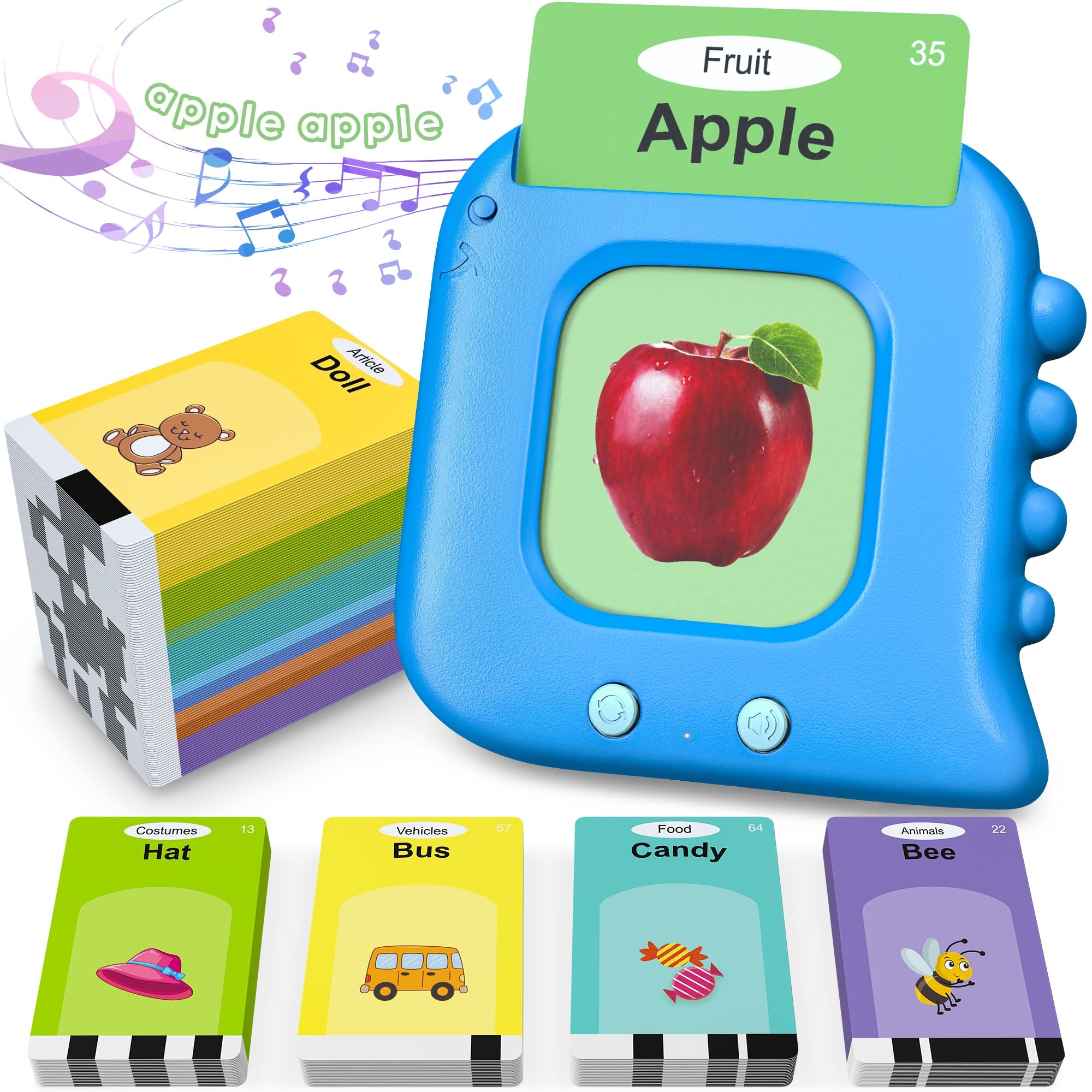 Amazon Talking Flash Cards Kids Toddler Flash Cards With 240 Sight Words Montessori Toys Autism Sensory Toys Speech Therapy Learning Educational Gifts For Age 1 2 3 4 5 Years Old Boys And Girls Toys