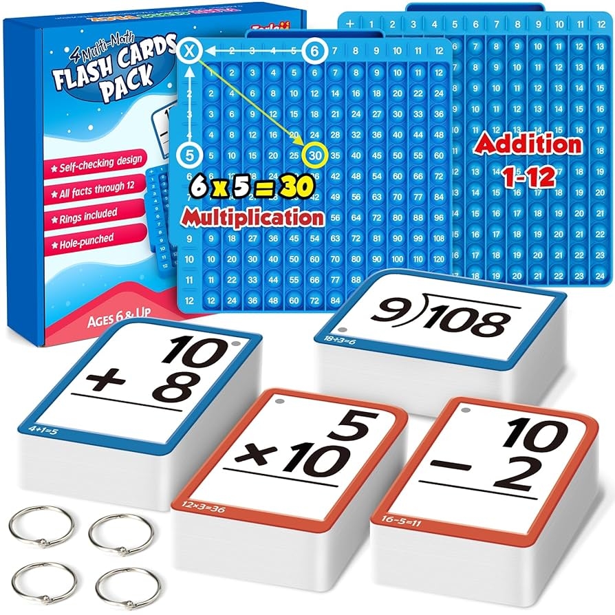 Amazon Torlam Math Flash Cards Math Board Multiplication Flash Card Times Table Chart Math Manipulatives Division Addition Subtraction Games Toys For Kids 1st 2nd 3rd 4th 5th 6th Grade Toys