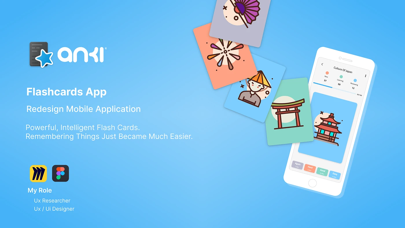 flashcard app ui design