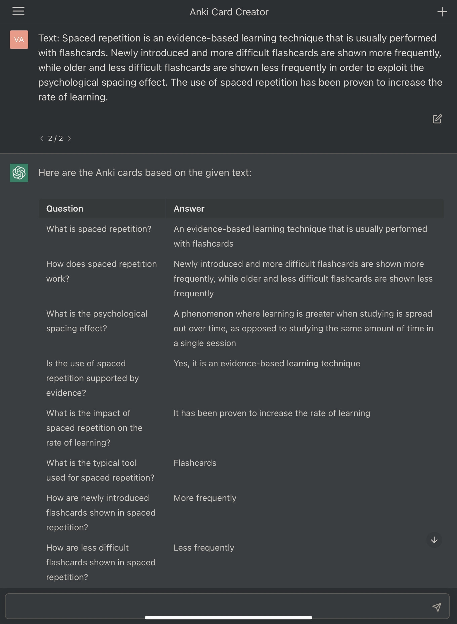 AnkiGPT Teach ChatGPT To Create Cards For You Add ons Anki Forums
