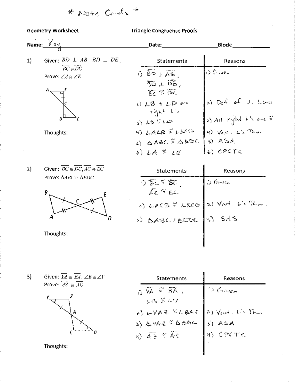 geometric proofs worksheet geometric proofs worksheet