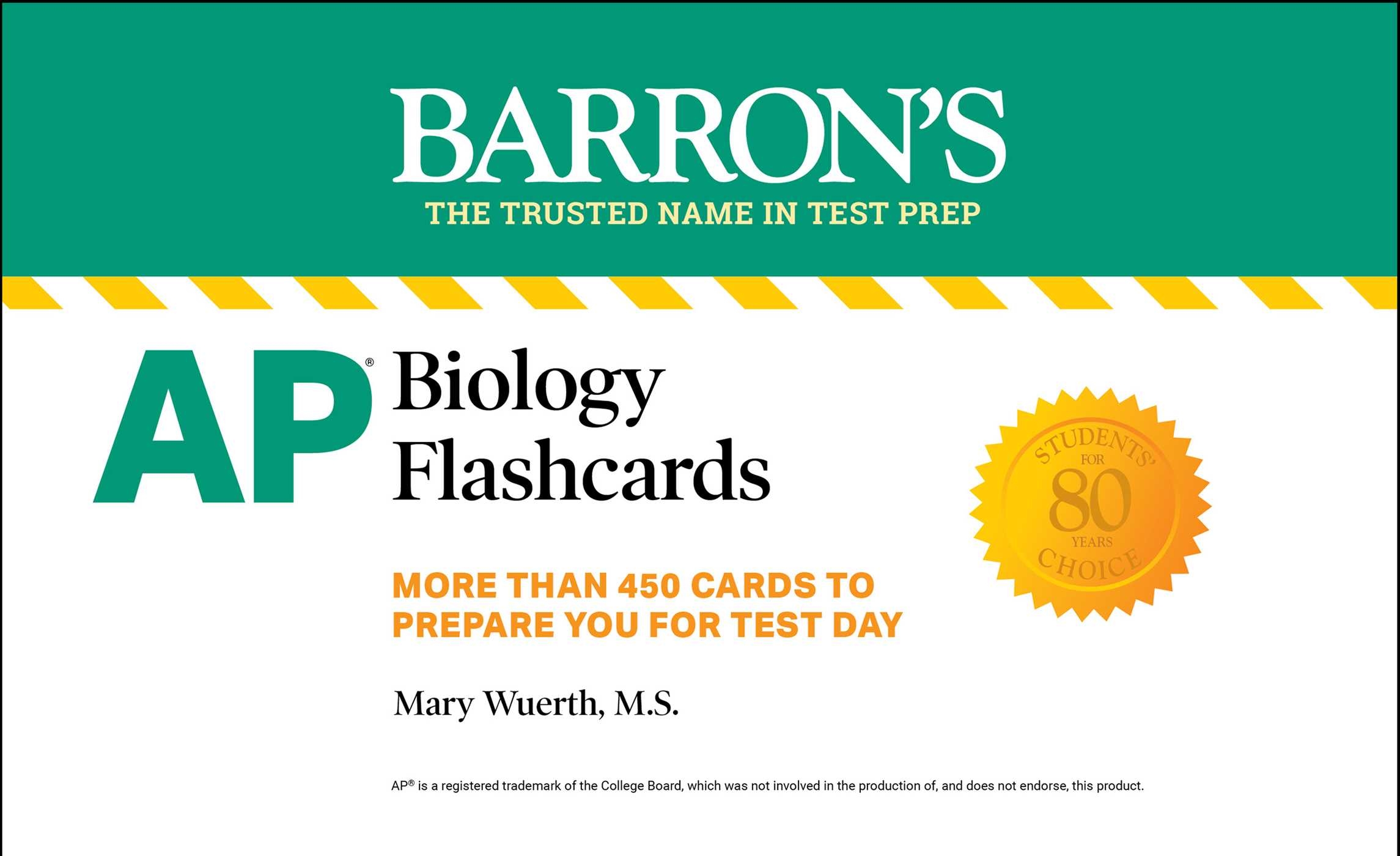 AP Biology Flashcards Up to Date Review By Mary Wuerth 9781506283739 RedShelf