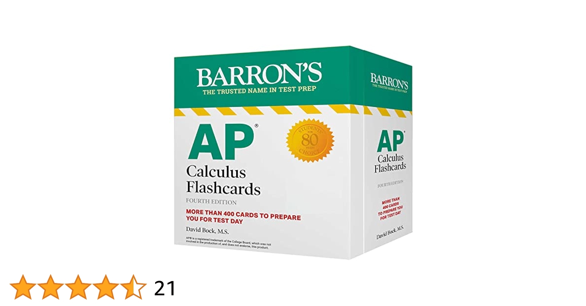 AP Calculus Flashcards Fourth Edition Up to Date Review And Practice Sorting Ring For Custom Study More Than 400 Cards To Prepare You For Test Day Barron s AP Prep Barron s Educational Series 