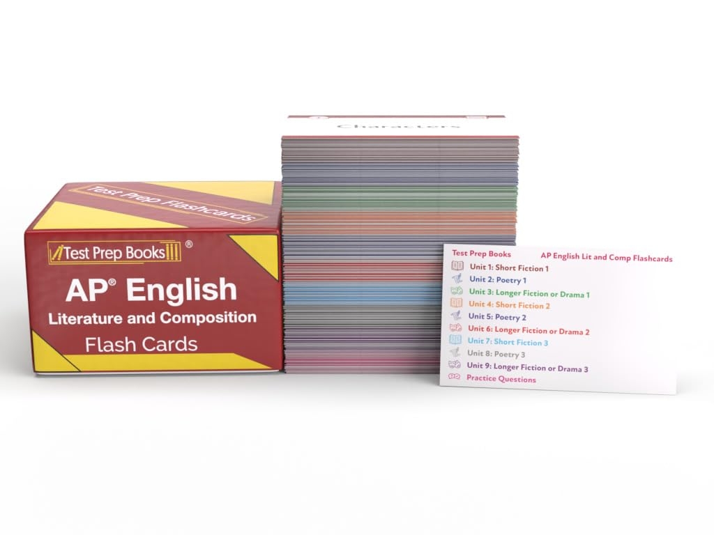Ap English Literature And Composition Study Cards 2025 2026 Ap Desertcart INDIA