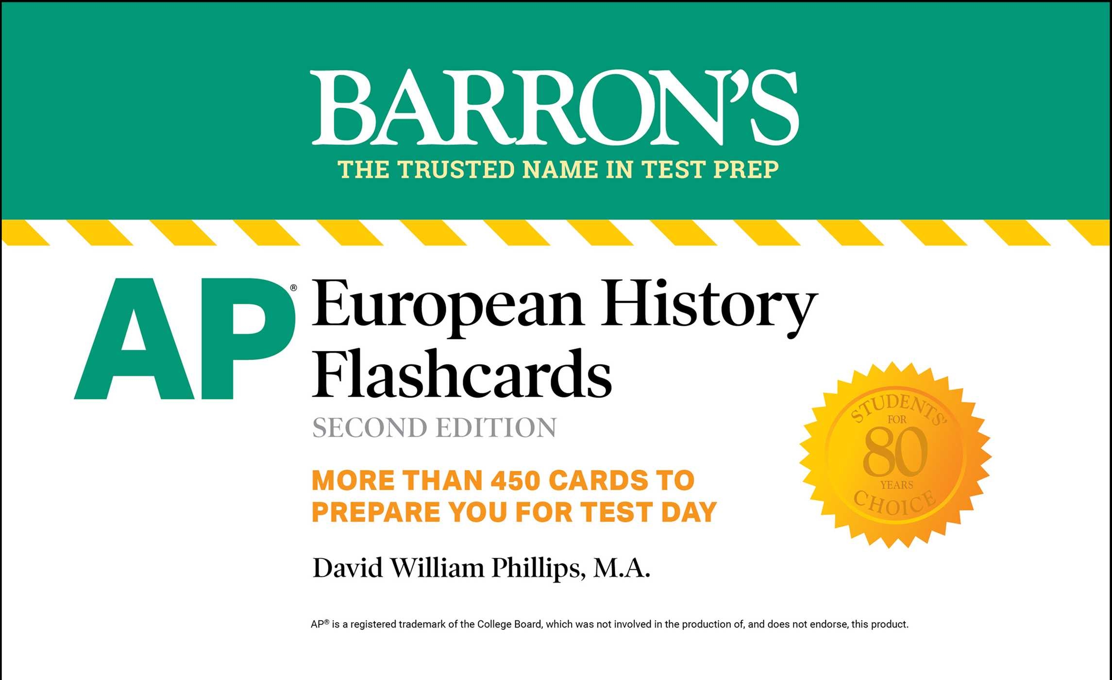 AP European History Flashcards Second Edition Up to Date Review EBook By Barron s Educational Series David William Phillips Official Publisher Page Simon Schuster AU