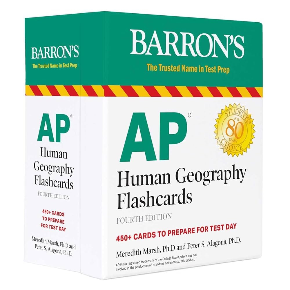 AP Human Geography Flashcards By Marsh Ph D Meredith Alagona Ph D Peter S Amazon ae