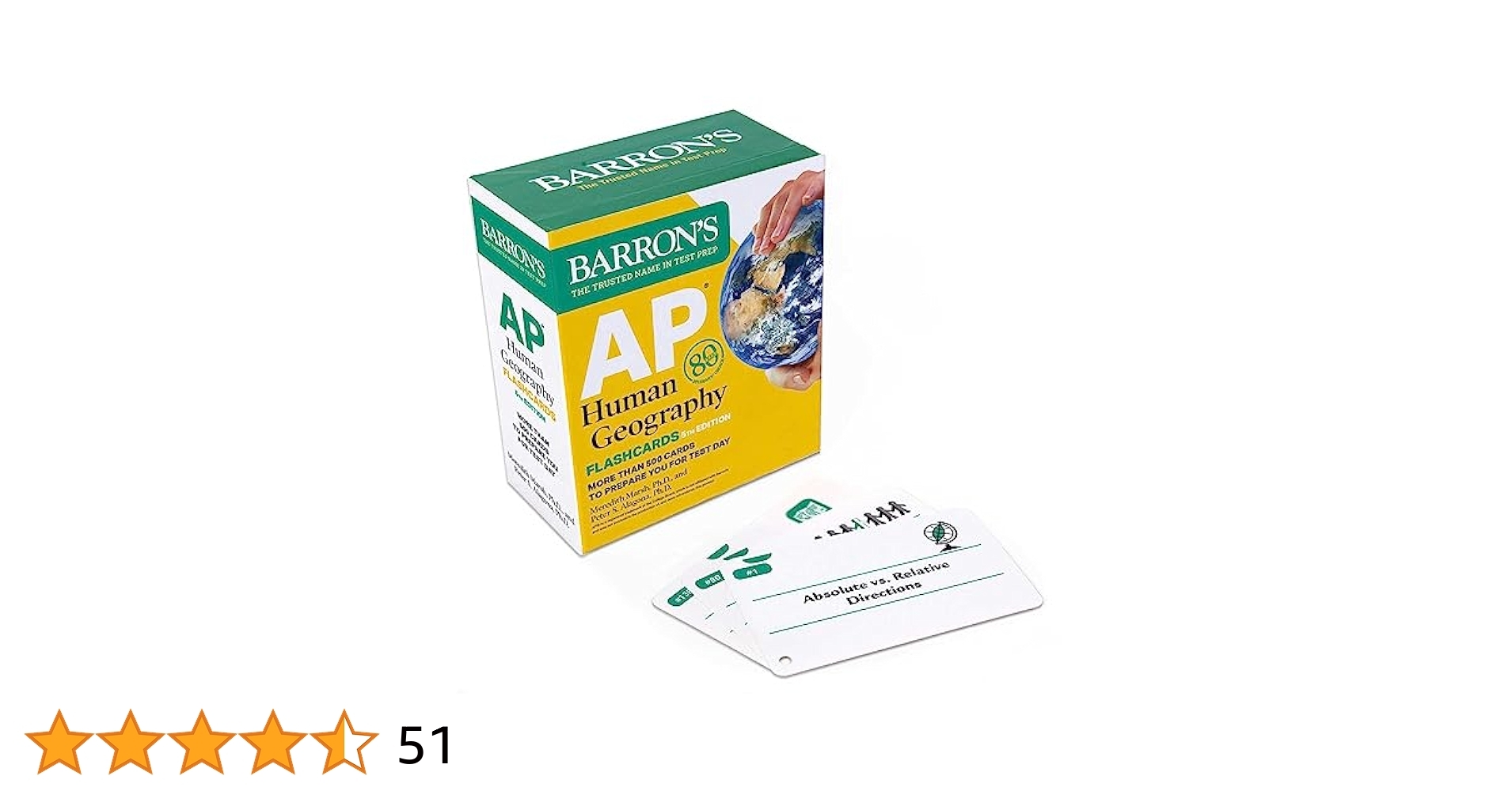 AP Human Geography Flashcards Fifth Edition Up to Date Review Sorting Ring For Custom Study Barron s AP Prep Barron s Educational Series Marsh Ph D Meredith Alagona Ph D Peter S Amazon de B cher