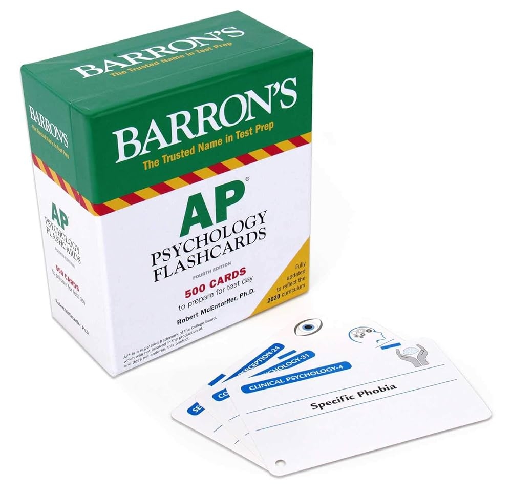 AP Psychology Flashcards Barron s AP Prep McEntarffer Ph D Robert Weseley Ed D Allyson J Amazon de B cher