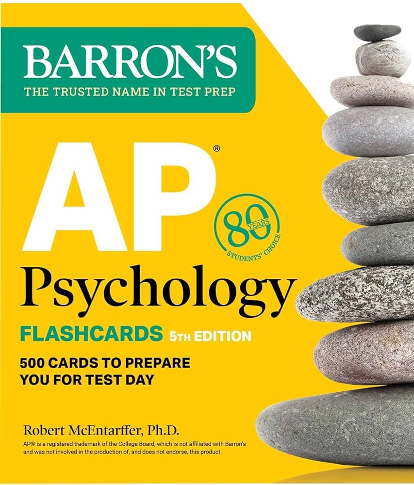 AP Psychology Flashcards Fifth Edition Up to Date Review Sorting Ring For Custom Study Barron s AP Prep Barron s Educational Series McEntarffer Ph D Robert Amazon de Books