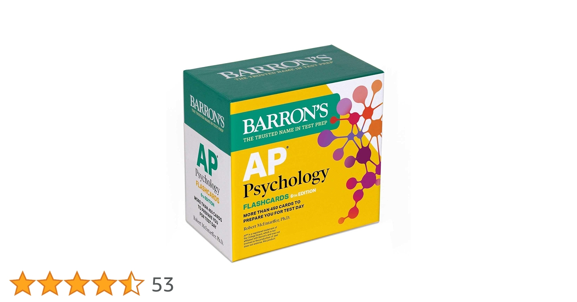 AP Psychology Flashcards Sixth Edition Up to Date Review Barron s AP Prep Barron s Educational Series McEntarffer Ph D Robert Amazon de B cher