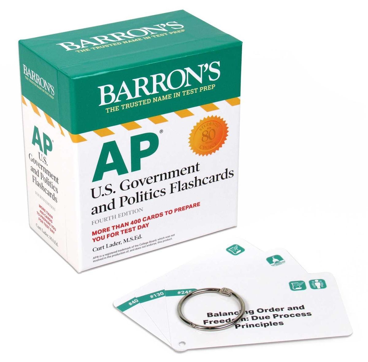AP U S Government And Politics Flashcards Fourth Edition Up To Date Review Sorting Ring For Custom Study Schule Lernen Schulbuch 978 1 5062 7987 9 Thalia