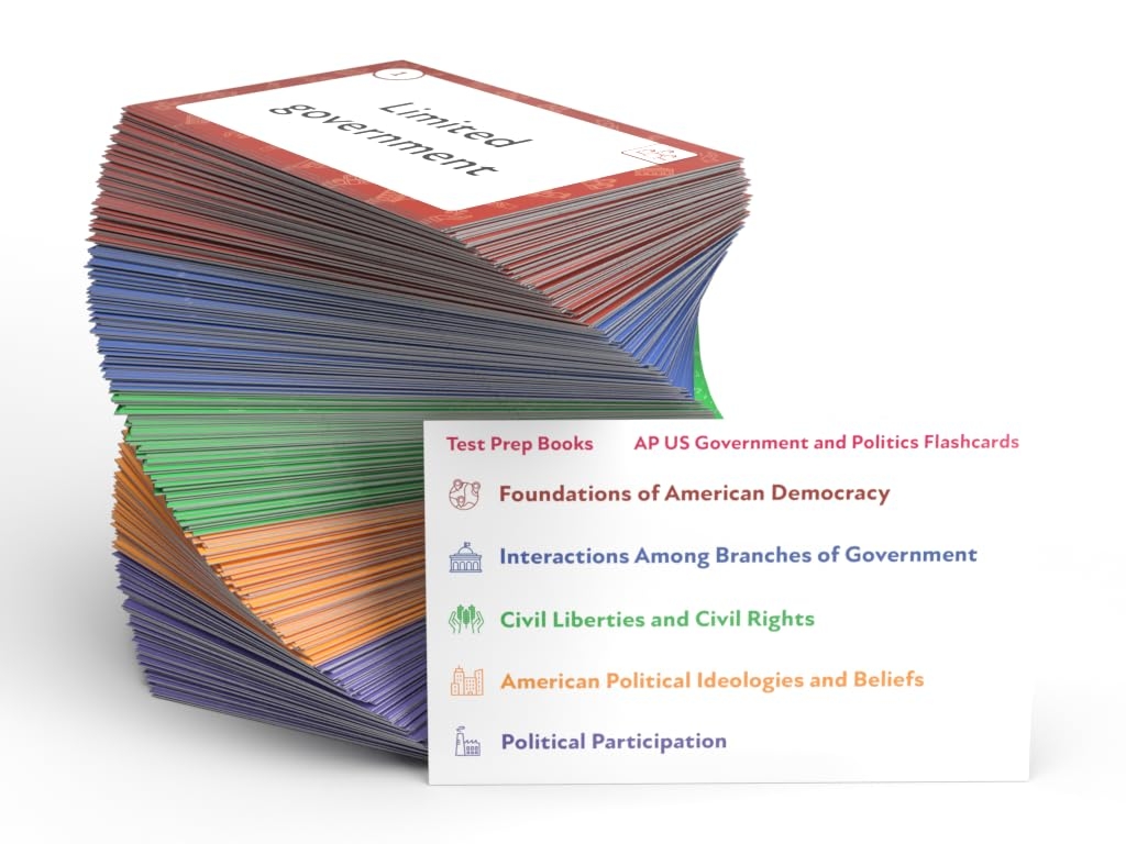 AP US Government And Politics Flashcards 2024 And 2025 AP US Government And Politics Flash Card Study Guide Prep And Practice Questions Full Color Cards Amazon de Spielzeug
