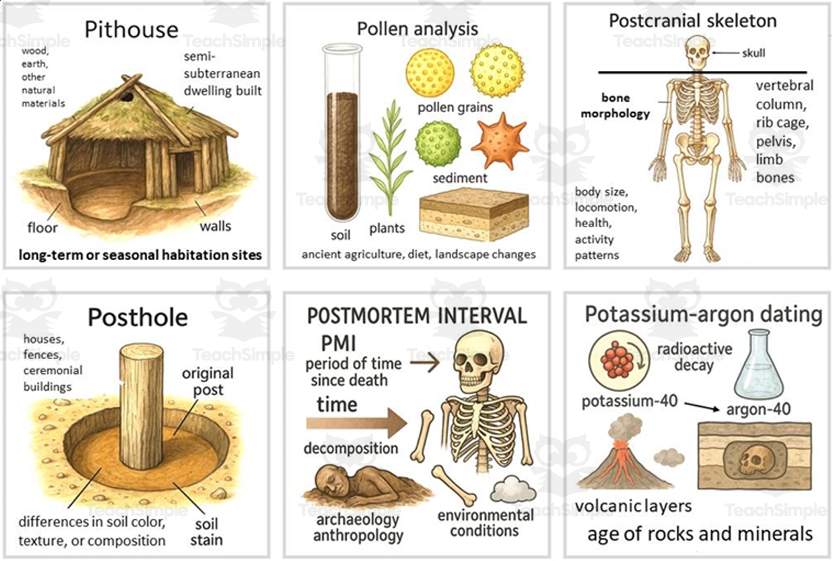 Archaeology Anthropology Terms Info Flashcards Catalog By Teach Simple