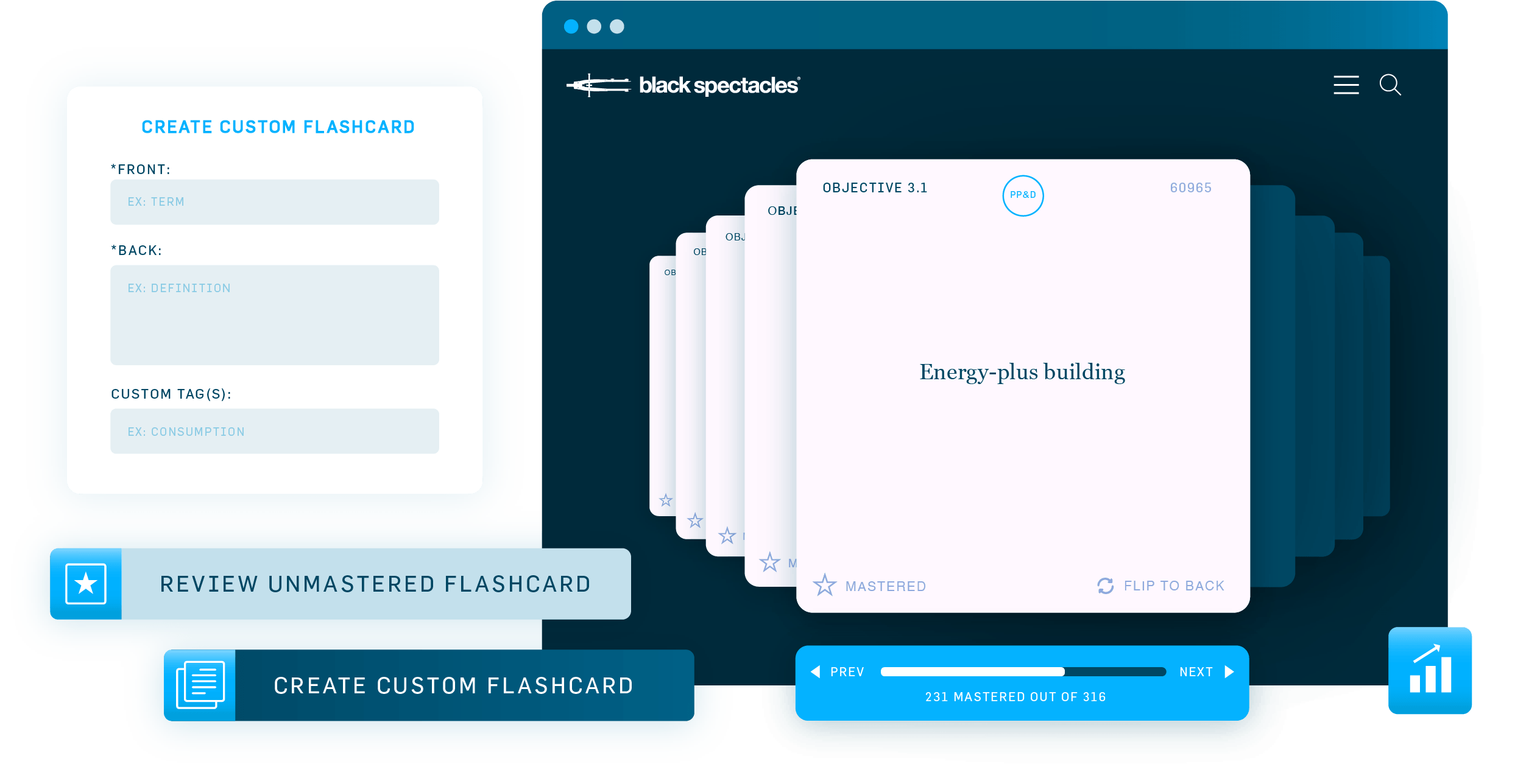 ARE 5 0 Digital Flashcards Black Spectacles