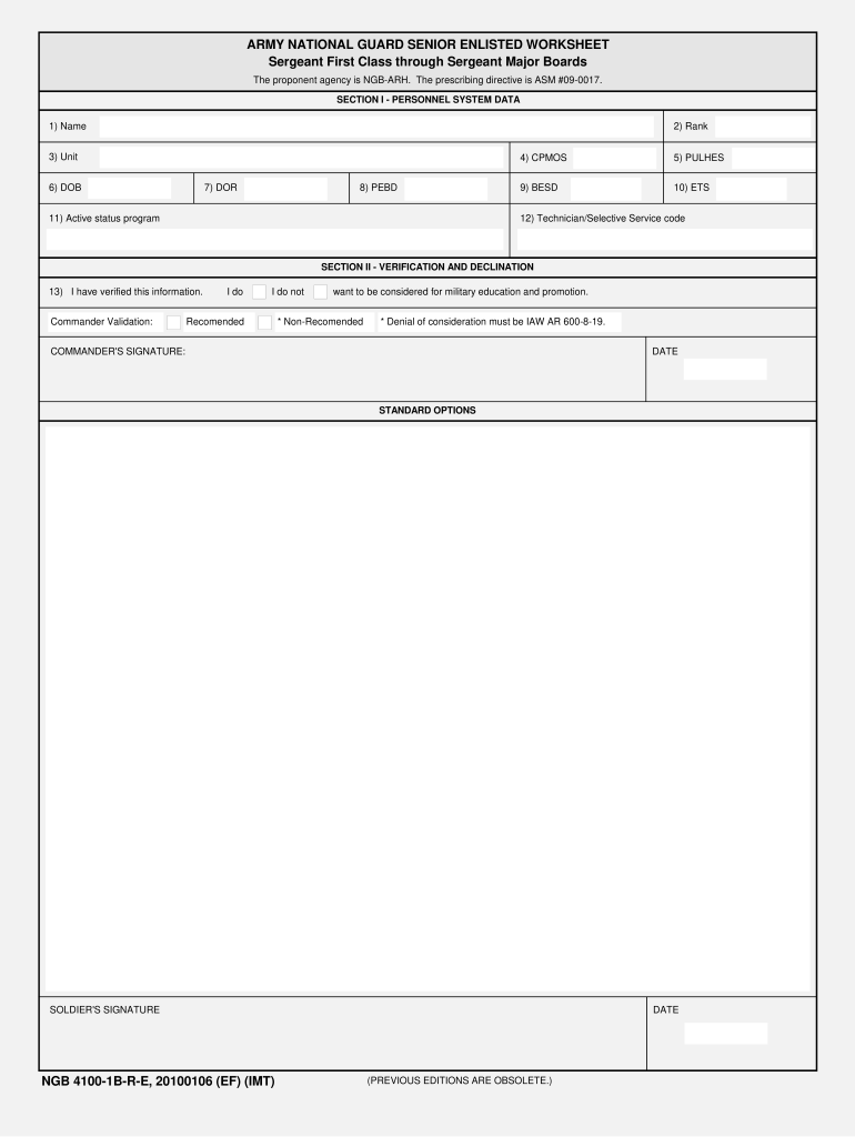 Army 4100 Fill Out Sign Online DocHub