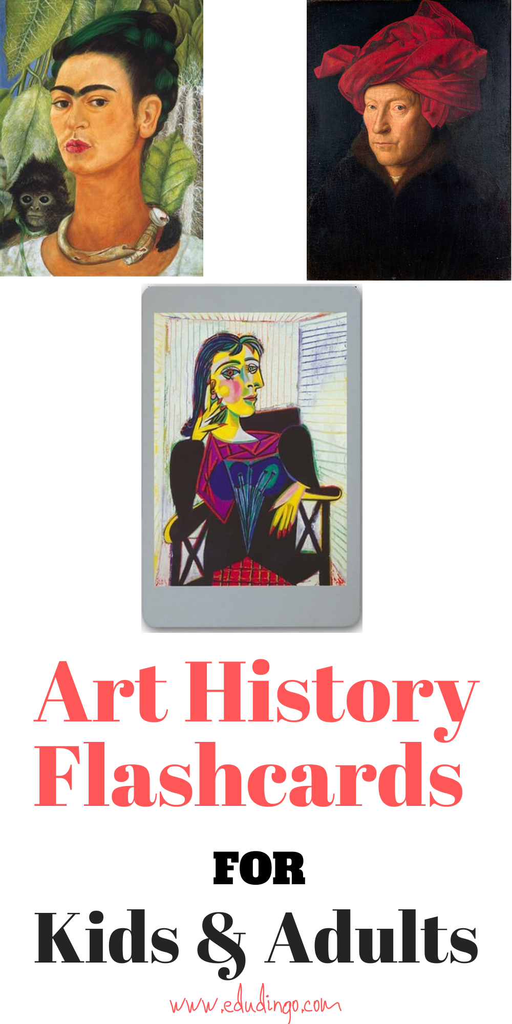 Art History Printed Flashcards For Schools And Families