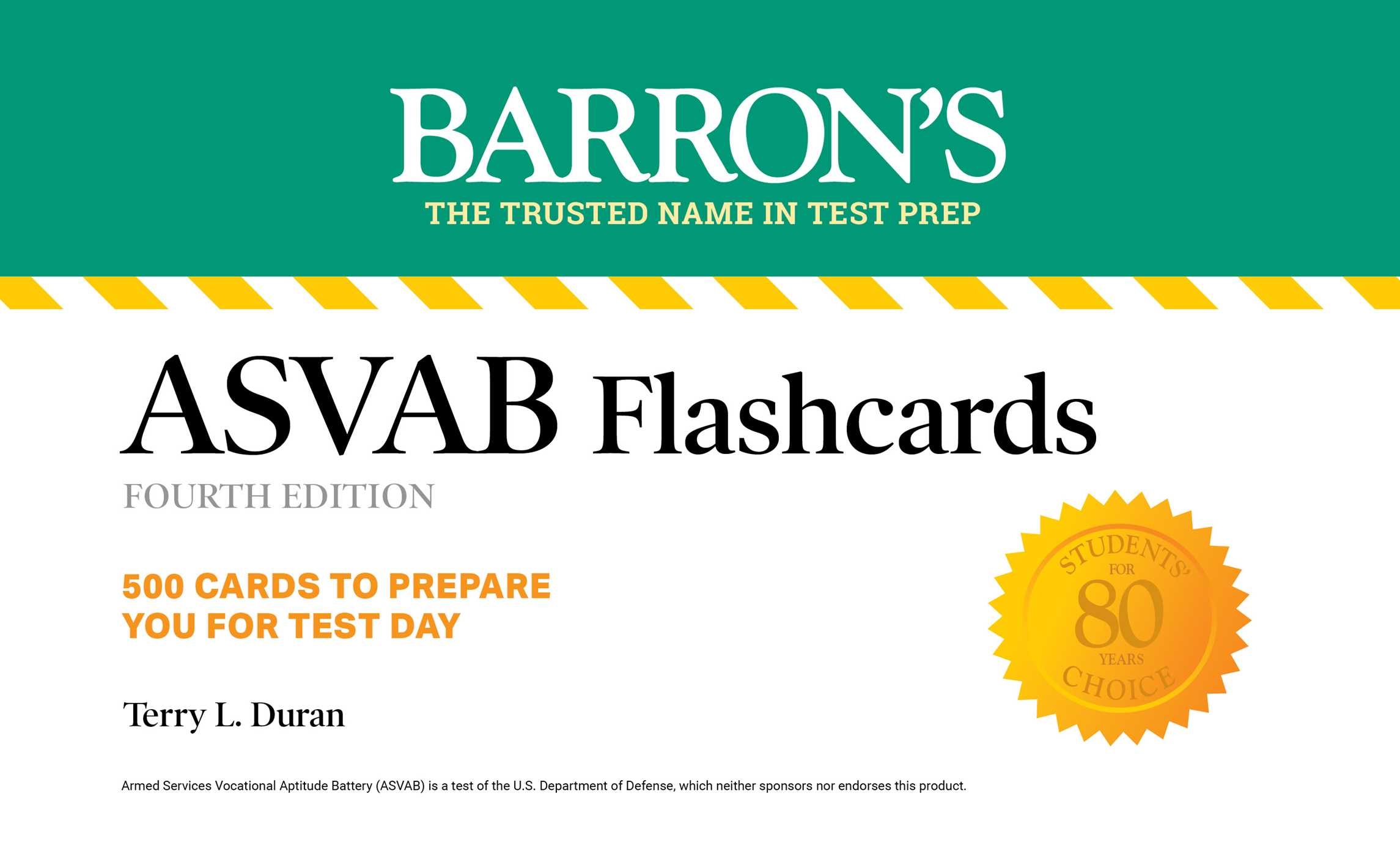 ASVAB Flashcards Fourth Edition Up to date Practice EBook By Barron s Educational Series Terry L Duran Official Publisher Page Simon Schuster AU