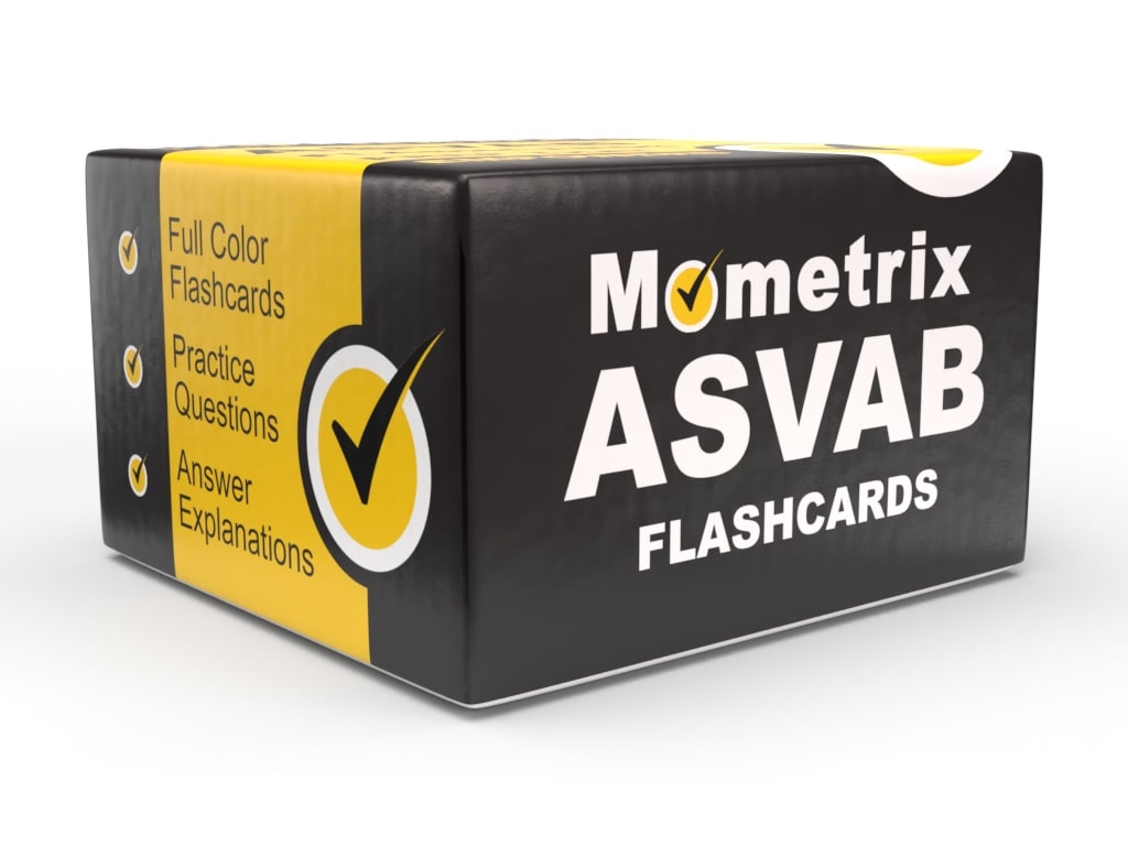 ASVAB Study Cards with ASVAB Practice Questions 