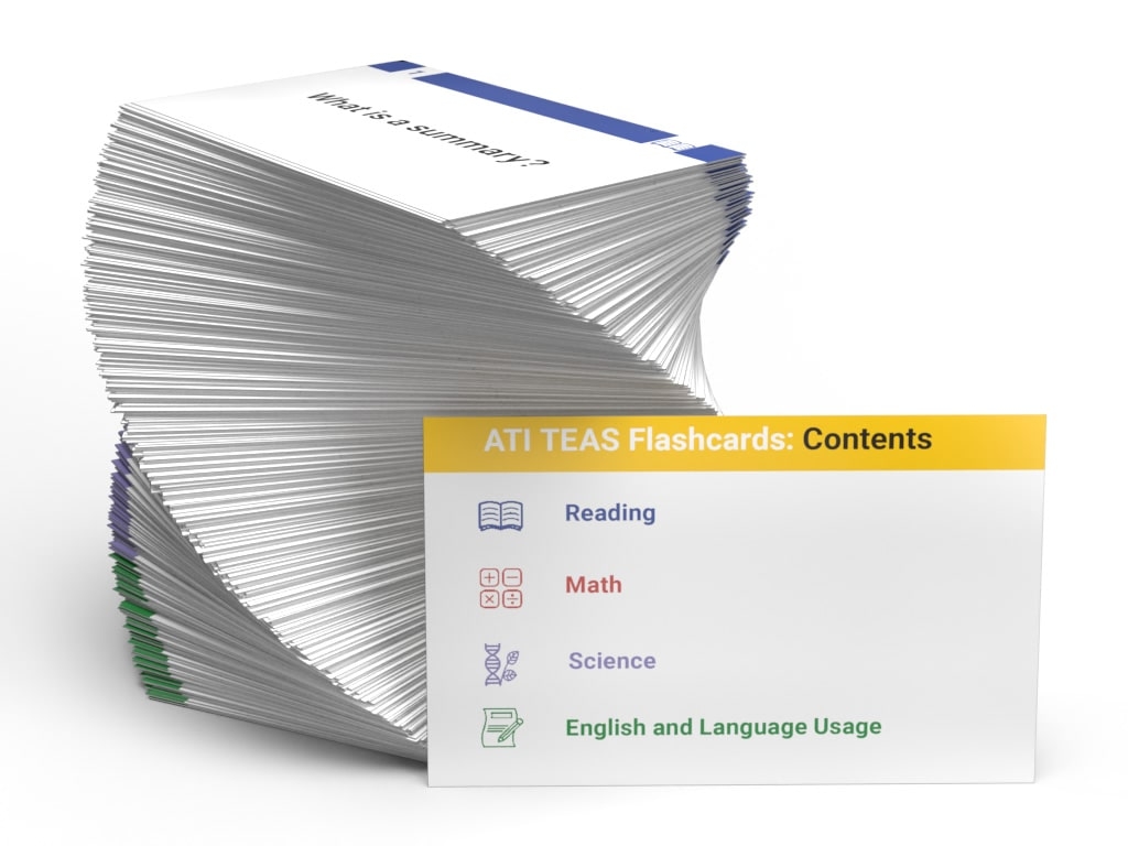 ATI TEAS 7 Test Flashcards with ATI TEAS Practice Questions 