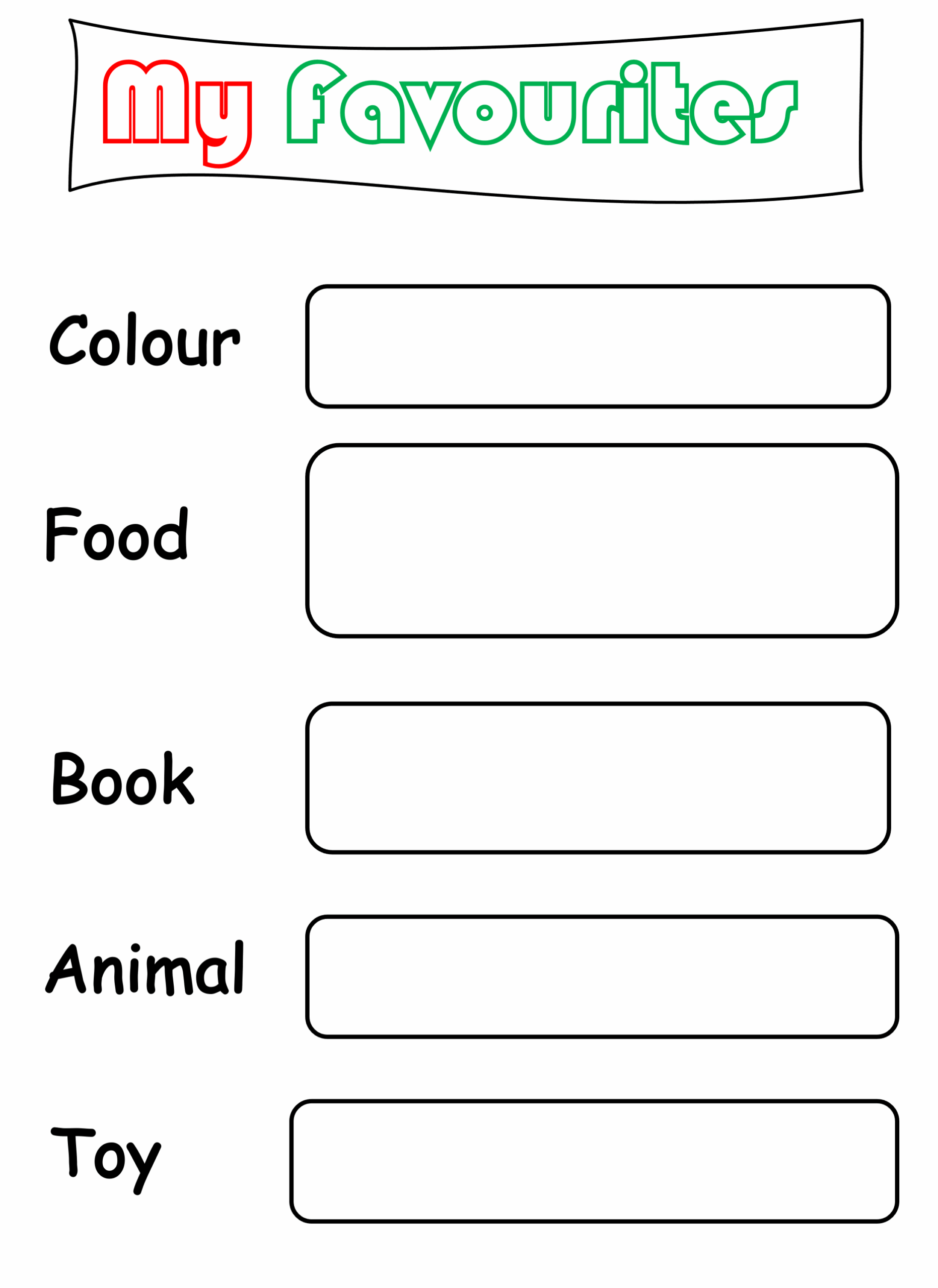 Back To School All About Me Life Skills Worksheets Made By Teachers