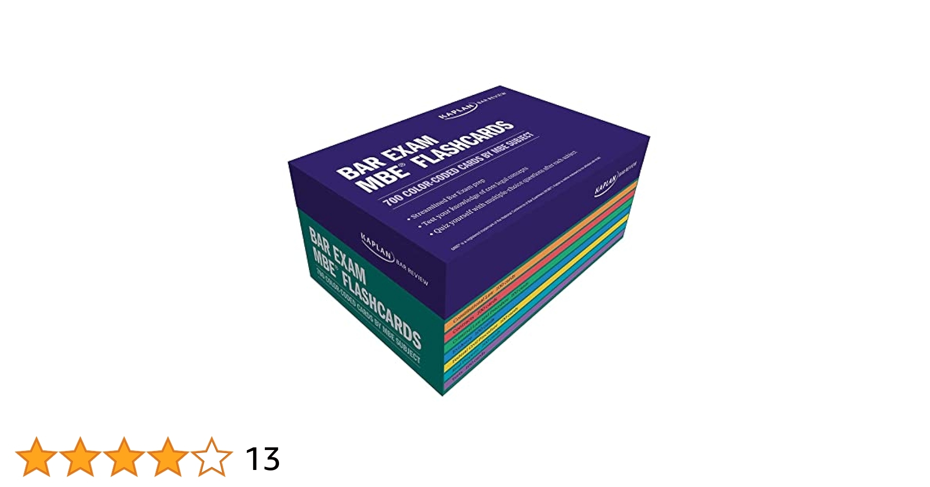 Bar Exam Flashcards MBE Kaplan Bar Review Amazon co za Books