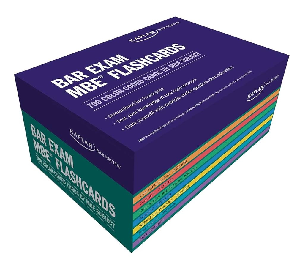 Bar Exam Flashcards MBE Kaplan Test Prep Amazon co uk Kaplan Bar Review 9781506288505 Books