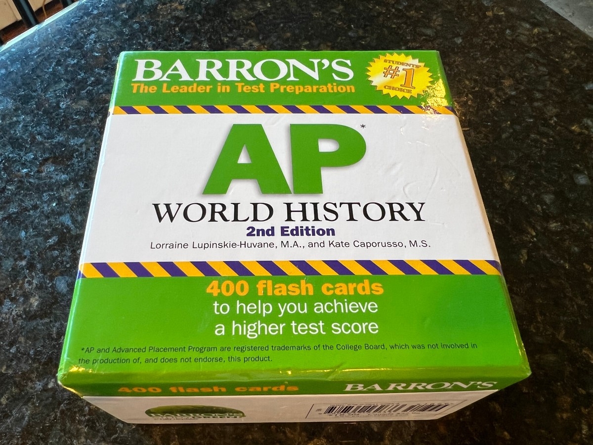 barron's flashcards ap world history