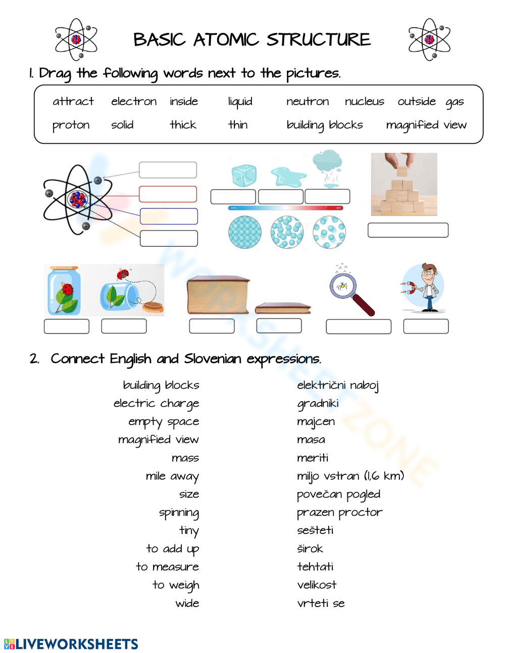 Basic Atomic Structure Worksheet Basic Atomic Structure Worksheet