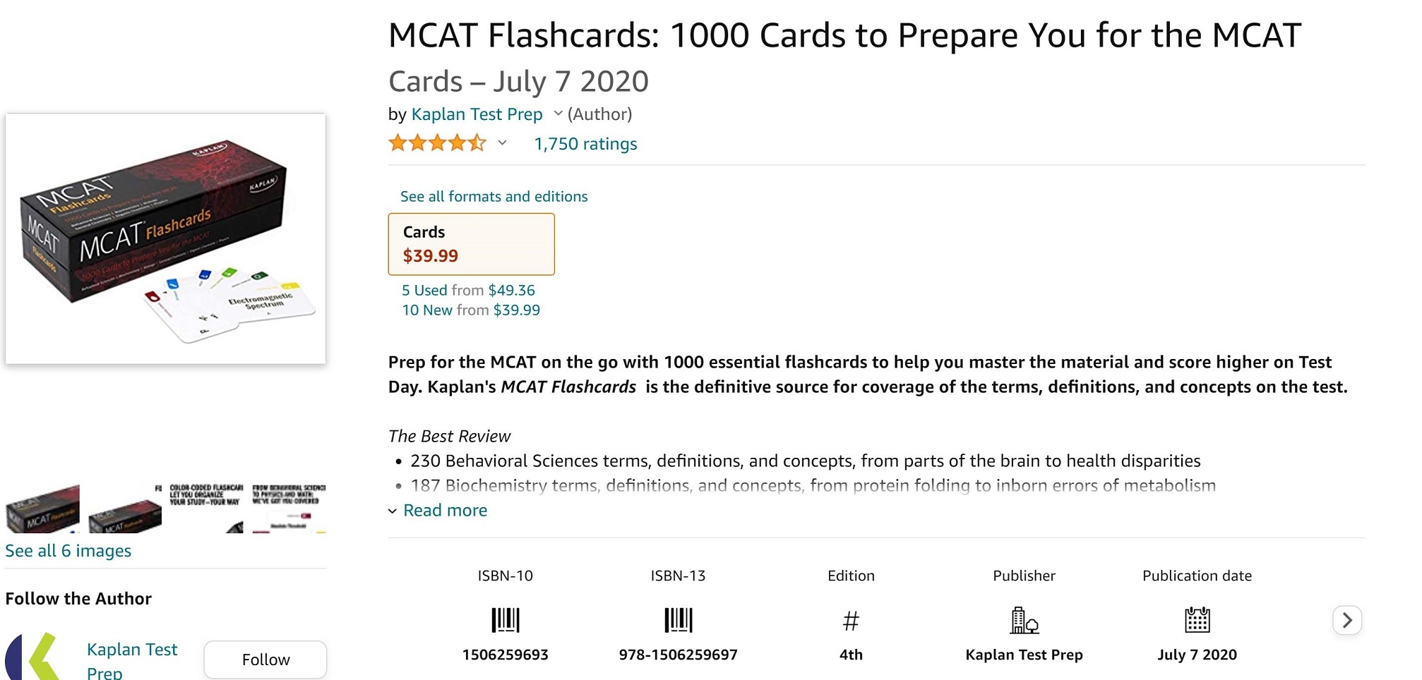 Best Flashcards For The MCAT MedLife Mastery