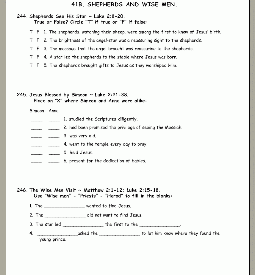 Bible Activities For Kids About The Life Of Jesus Bible Word Games Puzzles And Charts