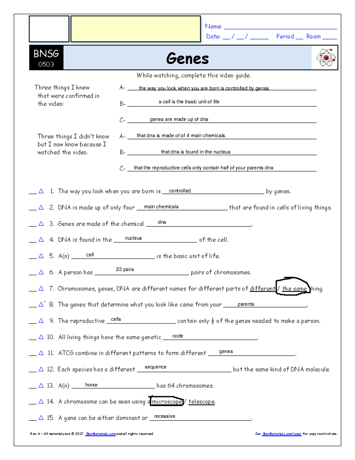bill nye biodiversity video worksheet