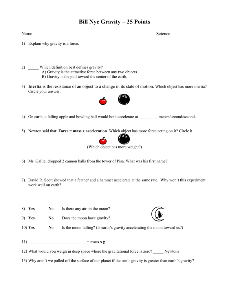 bill nye motion worksheet bill nye motion worksheet