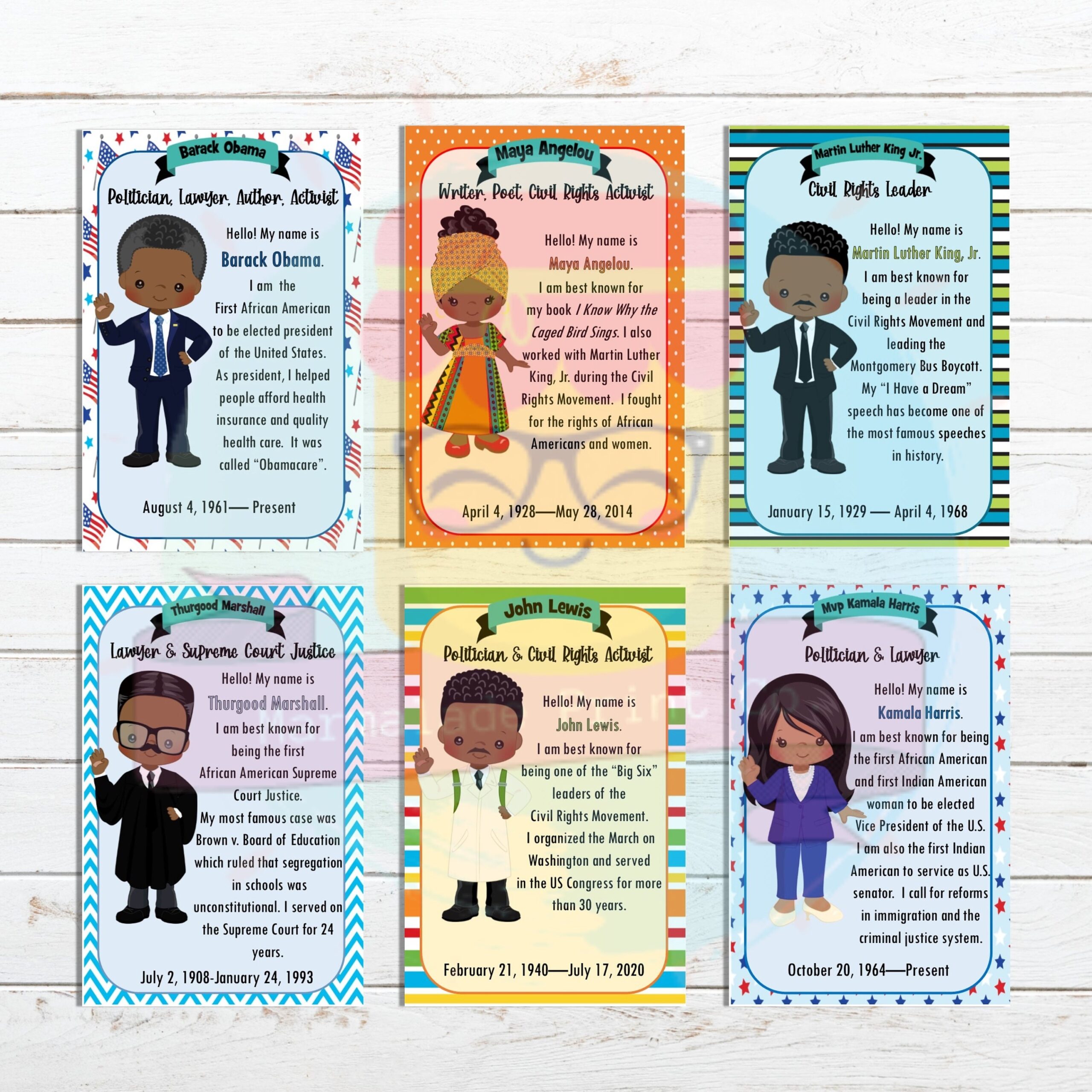 Black History Flash Cards Homeschool Resources Kids Flash Cards Printable Flashcards Elementary School Resource African American Heroes Etsy