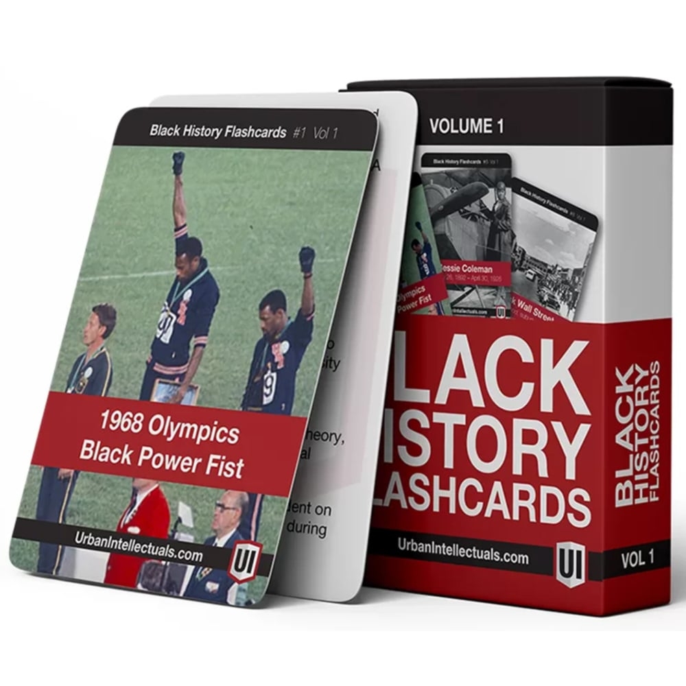 Black History Flashcards Original Edition Urban Intellectuals Store