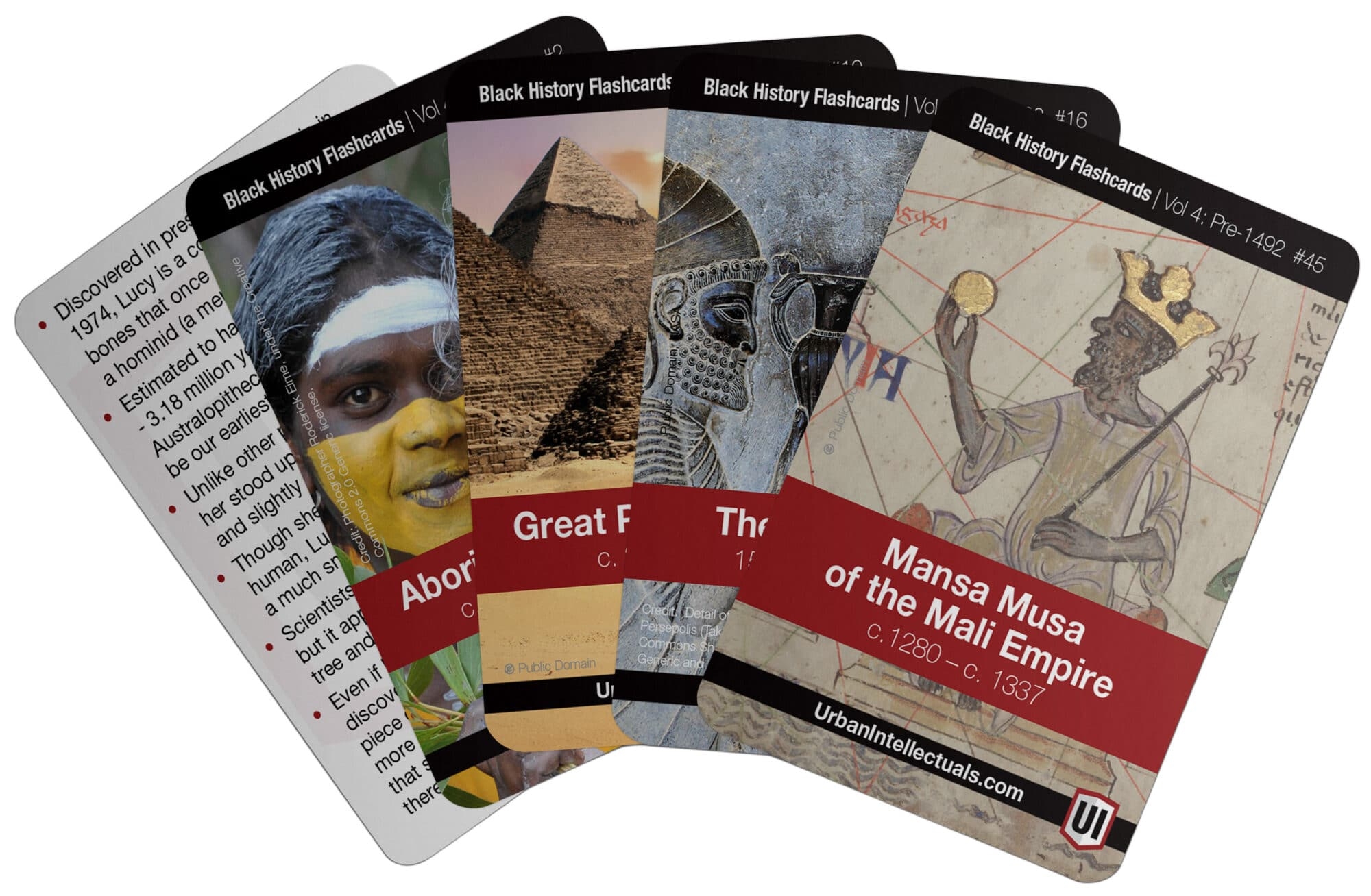 Black History Flashcards Pre 1492 Our History Before Slavery Interrupted It Urban Intellectuals Store