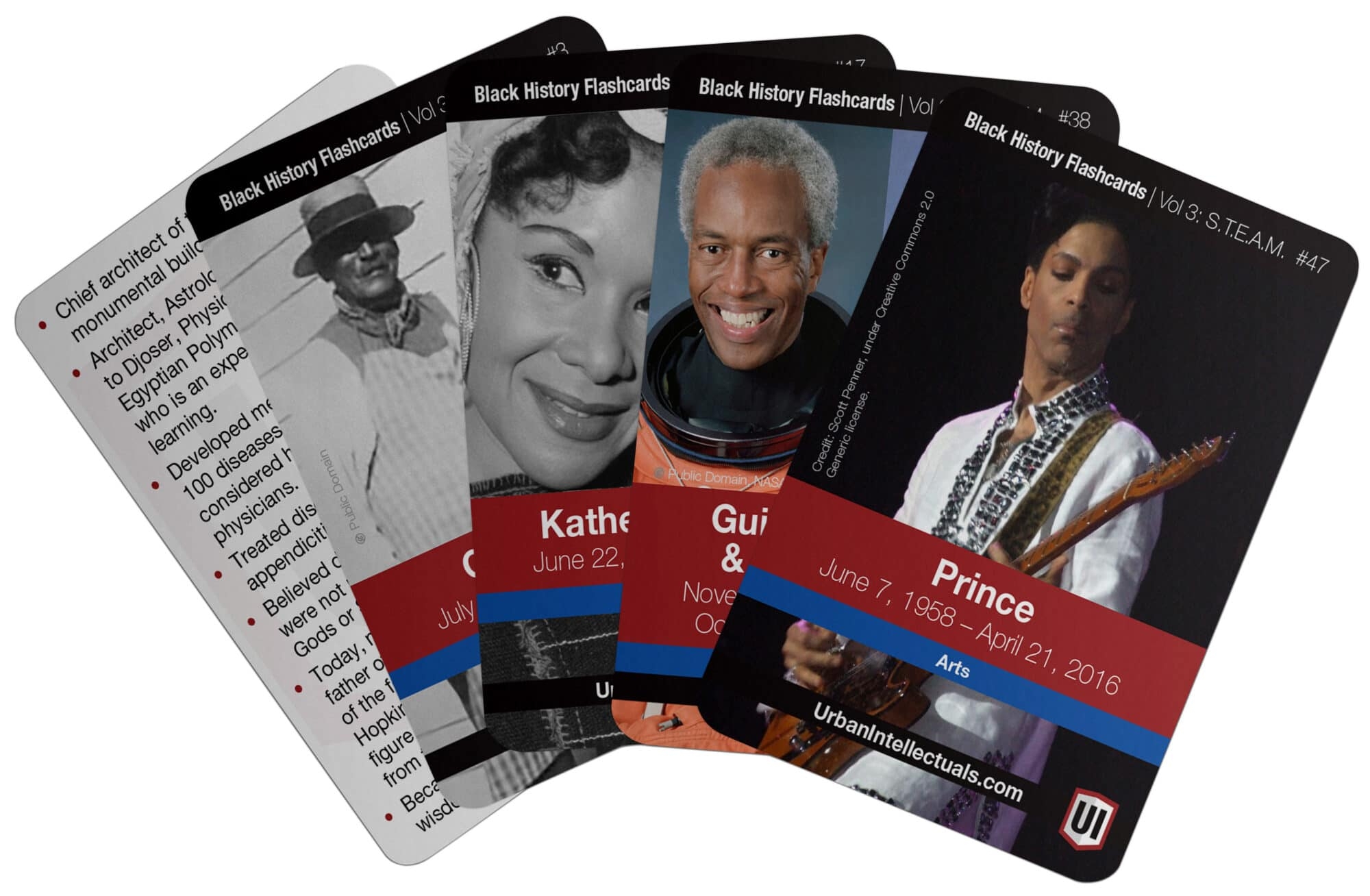 Black History Flashcards S T E A M Edition Urban Intellectuals Store