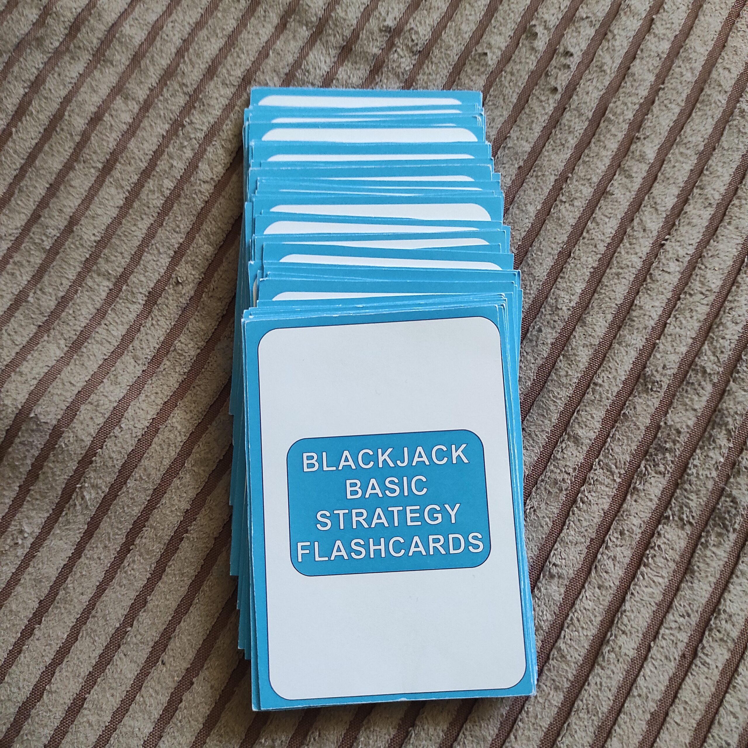 Blackjack Basic Strategy Flashcards Printable Full Color PDF Download Etsy UK