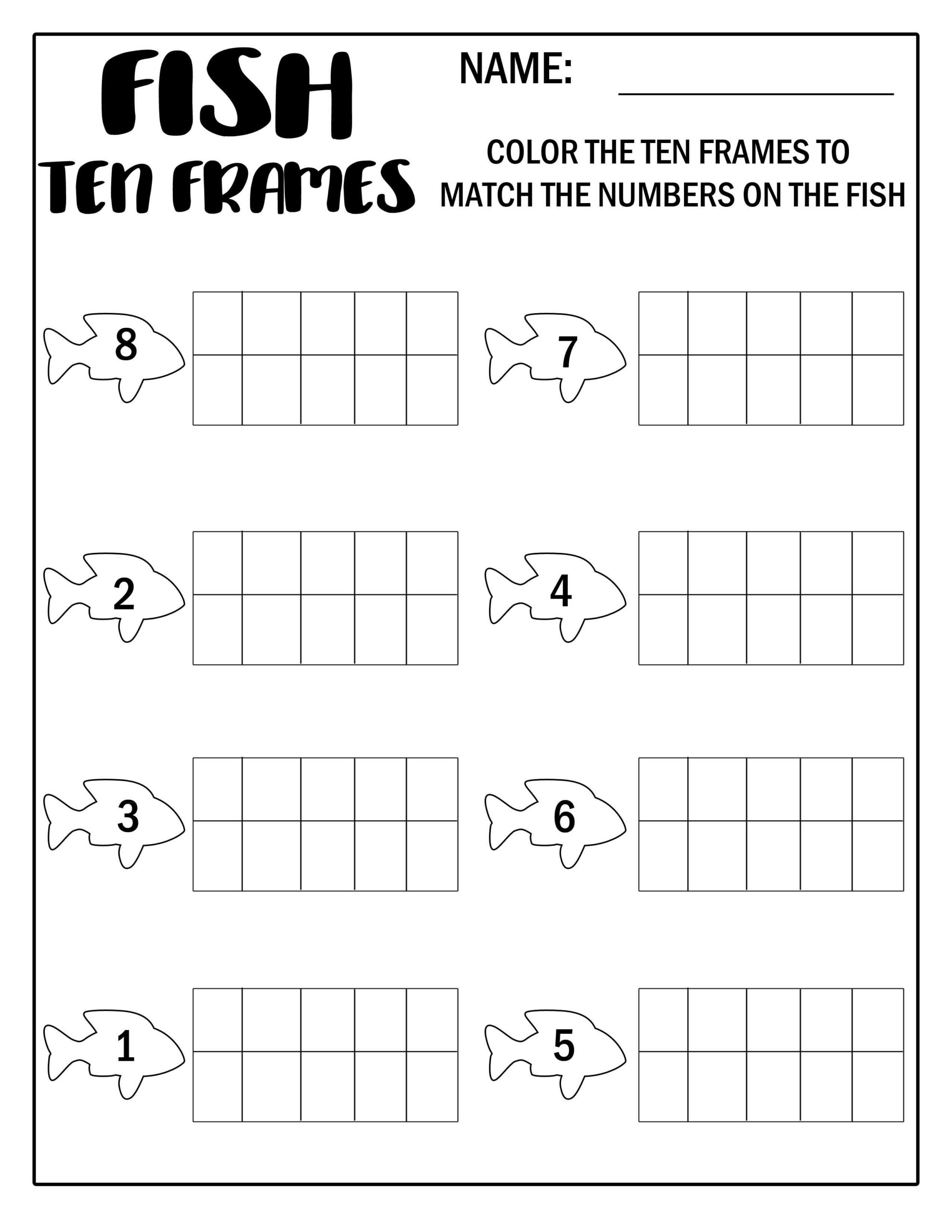 math worksheet kindergarten