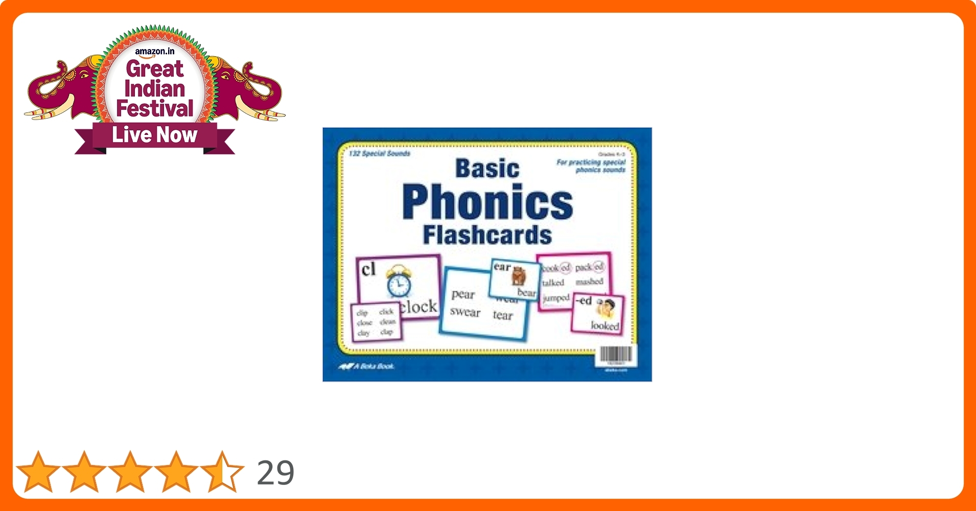 Buy Basic Phonics Flashcards Abeka Kindergarten 1st And 2nd Grade 1 2 Phonics Reading Program Teaching Aid Flash Cards Online At Low Prices In India Amazon in
