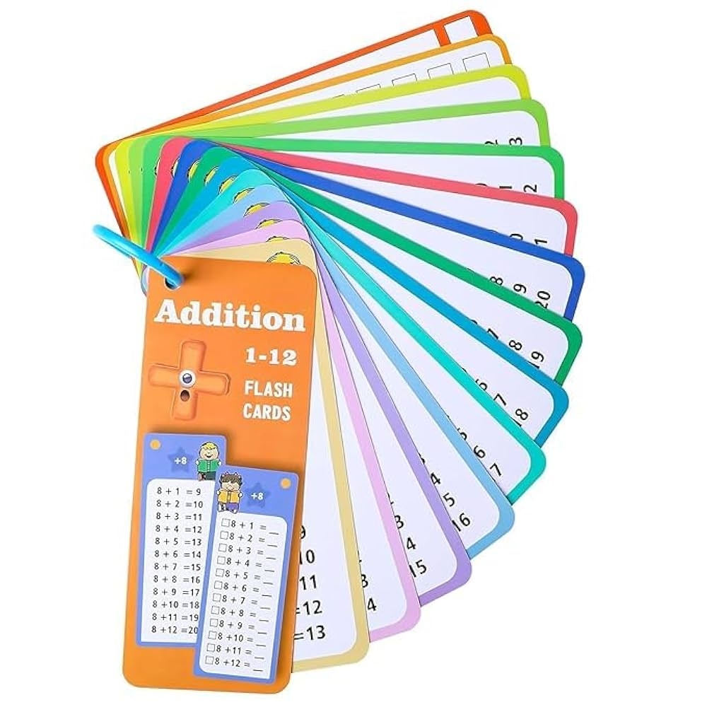 Buy HGEMH Addition Flash Cards 1 12 Math Flashcards Educational Math Table Cards For Ages 4 8 Addition Flashcards 1st 2nd 3rd Grade Home Learning 15 Card Online At Low Prices In India Amazon in