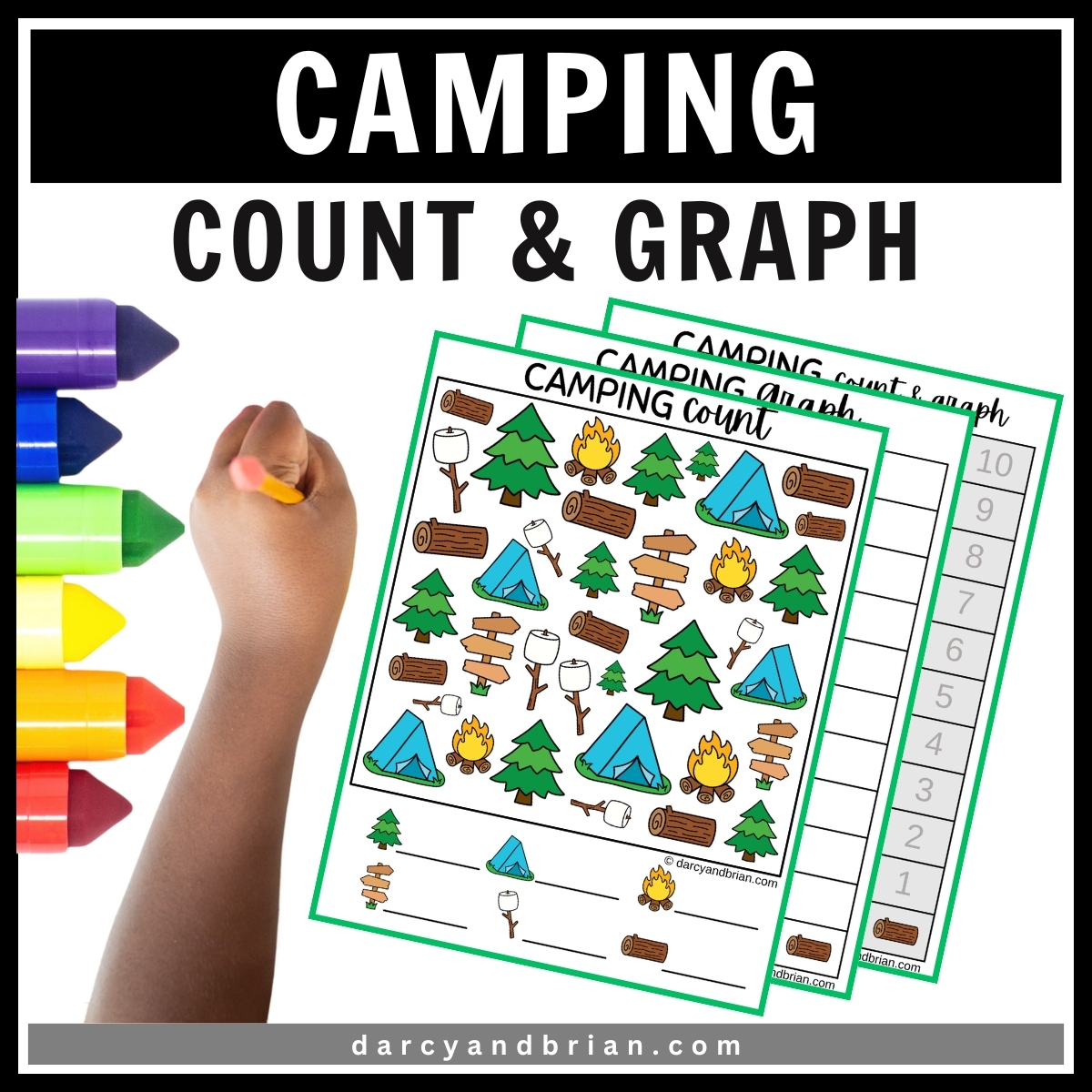 math camping worksheets