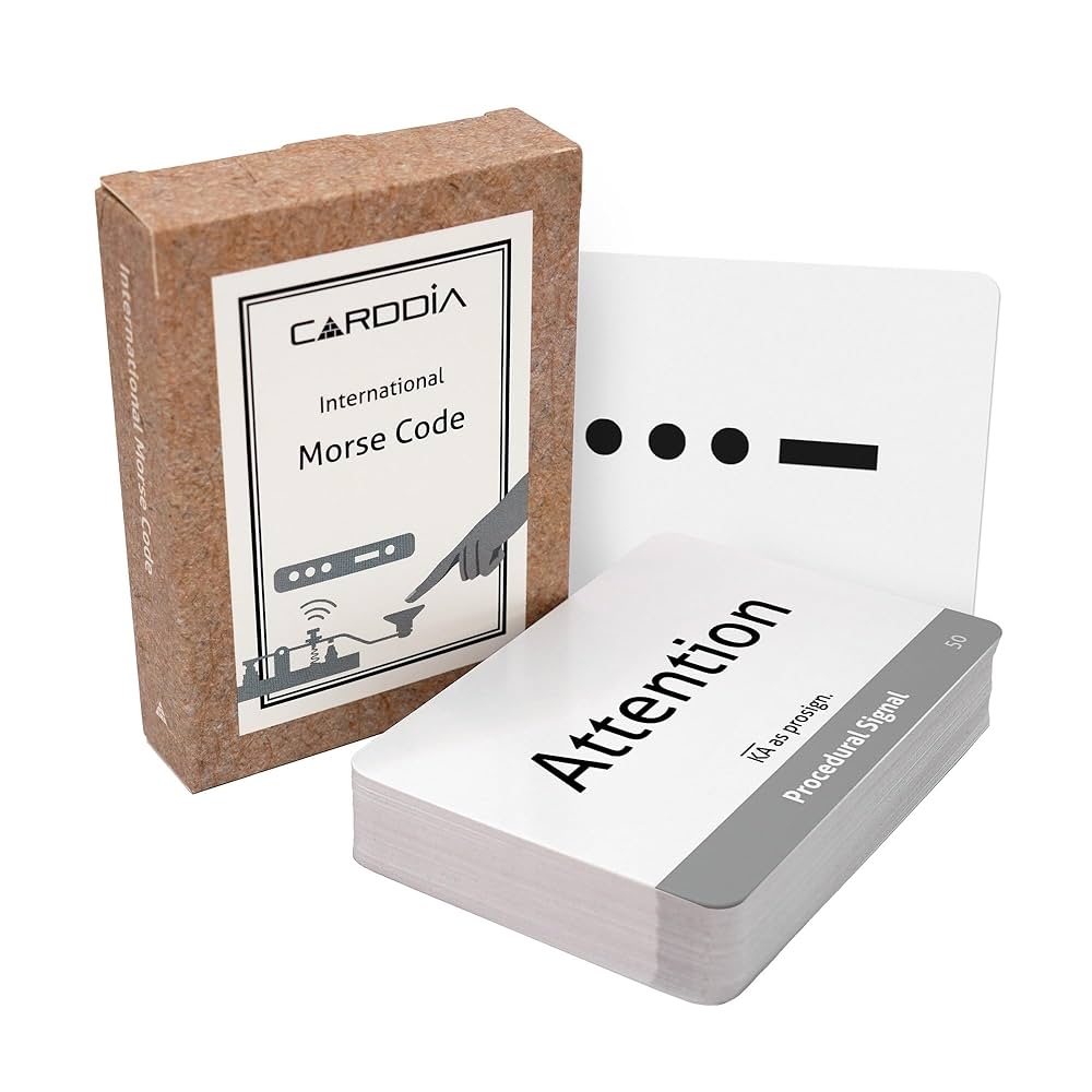 CARDDIA International Morse Code Flashcard ITU Standard Cognitive Skills Code Flash Card Flash Cards Pack Of 53 Standard Poker Size 89 X 63 5 Mm Unisex Adult Amazon de Toys