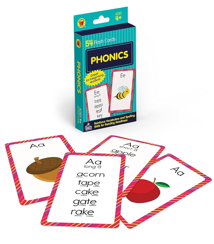 phonics flashcards for preschoolers